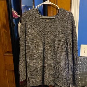 NWT/NBW Dana Bachman for Kohls L l/s mixed stitch sweater